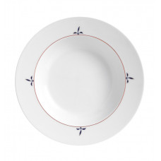  Тарелка для пасты, Noble Blue, Bl–tenzweig, синий кобальт, красный и золото со скидкой чате, Ø 26 см 