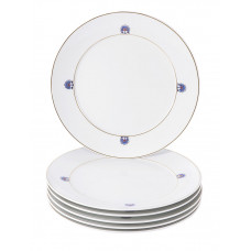  Десертная тарелка-Set 6-tlg., Noble Blue, Bl–tenrosette, синий кобальт, красный и золотой со скидкой чате 