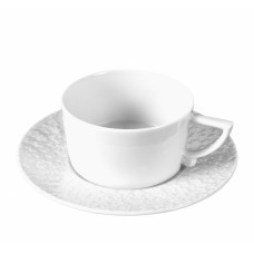  Чайная чашка с блюдцем, белый , V 0,15 л 