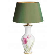  Настольная лампа, тюльпан живопись, H 40 см 