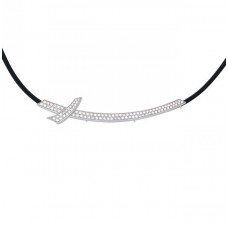  Ожерелье Длинный меч, фул ПАВé, с шнур 