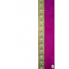 Панно, пальметты оправа золото, пурпур застекленный, wei он края, 72 x 42 см 