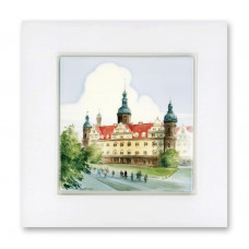  Панно, дворцово  Дрезден, wei он края, 25 х 25 см 