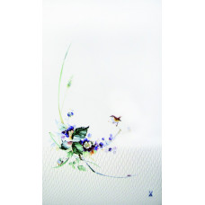  Панно, лесная Флора с насекомыми, красочные, wei он края, 72 x 42 см 