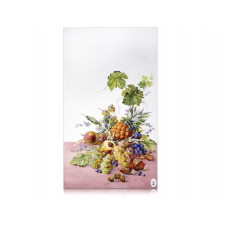  Панно, фруктовый натюрморт, натуралистично, покрашенная причина, wei он края, 72 x 42 см 