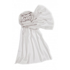  Шарф платок в универе 40% вискоза/30% модал/30% хлопок, bianco, 180 x 68 см 