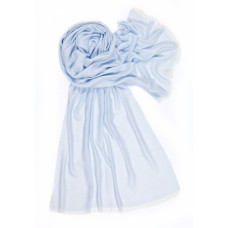  Шарф платок в универе 40% вискоза/30% модал/30% хлопок, синий, 180 см х 68 см 