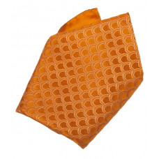  Платок 100% шелк, Fishscale дизайн, цвет оранжевый 