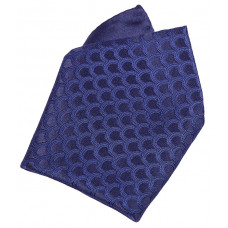  Платок 100% шелк, Fishscale дизайн, цвет Королевский синий 