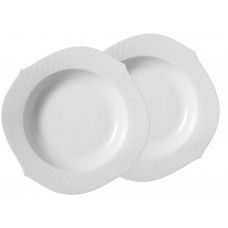  Суповые тарелки набор, форма 'волна игра Relief', Wei , H 0 см 