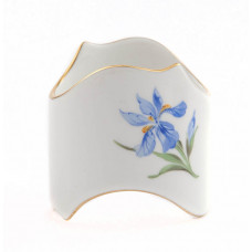 Serviettenring, Blütenpracht, bunt, Goldrand, L 5 cm