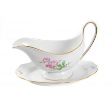 Sauciere, Blume 2 mitte, bunt, Goldrand, V 0,25 l