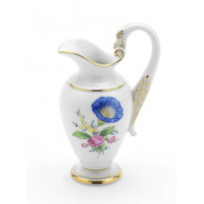 Gießer, Blume 3 mitte, bunt, Goldrand, 0,1 l