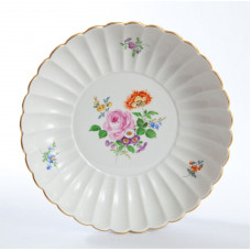 Beilageschale rund,gemuschelt, Form 