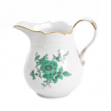 Gießer, Bukett mitte, kupfergrün, Goldrand, 0,15 l