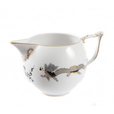 Milchkännchen, Reicher Drache, schwarz, goldschattiert, Goldrand, V 0,20 l