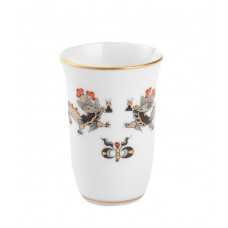 Becher, Reicher Drache, schwarz, goldschattiert, Goldrand, V 0,02 l