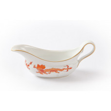 Sauciere, Reicher Drache, rot, goldschattiert, Goldrand, V 0,05 l