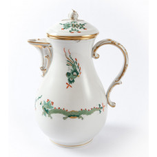 Kaffeekanne, Reicher Drache, grün, rot- und goldschattiert, Goldrand, V 1,20 l