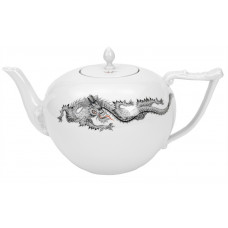Teekanne, Ming-Drache, leicht,modifizierte Ausführung,schwarz, V 1,00 l