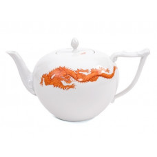 Teekanne, Ming-Drache,leicht,modifizierte Ausführung,rot,, V 1,00 l