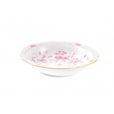 Kompottschüssel, Indische Malerei, purpur, Goldpunkte, Goldrand, ø 16 cm