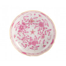 Sch&auml;lchen, Indische Malerei, purpur, Goldpunkte, Goldrand, &oslash; 13,5 cm