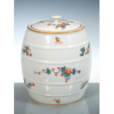 Deckel zu 53319, Chinesische Blumenmalerei 7, bunt mit Kupferfarben, Goldrand