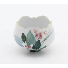 Zuckerschale, Exotische Wasserpflanzen, Goldrand, ø 9 cm