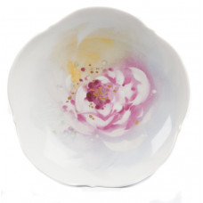 Untertasse zu 23582, Blumenmalerei, Bouquet, bunt