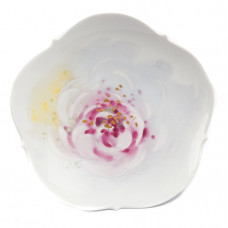 Untertasse zu 23633, Blumenmalerei, Bouquet, bunt