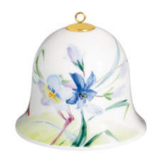 Miniatur-Glocke, Waldflora mit Insekten, H 5 cm