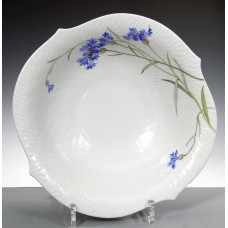 Sch&uuml;ssel, rund, Blumenmalerei 