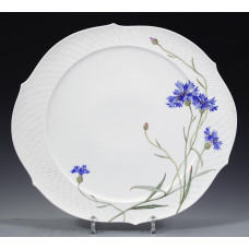 Tortenplatte, Blumenmalerei 