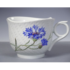 Kaffeebecher, Blumenmalerei 