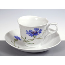 Espressotasse m.U., Blumenmalerei 