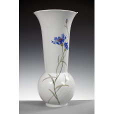 Vase mit Relief, Blumenmalerei 