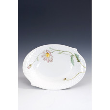 Beilageschale, Blumenmalerei 