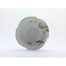 Sch&uuml;ssel, rund, Blumenmalerei 