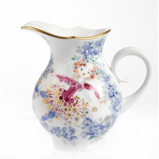 Milchkännchen, Blütenreigen, Goldrand