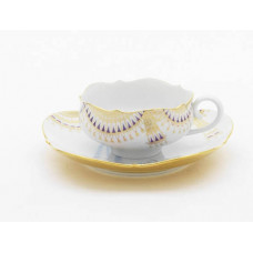 Teetasse m.U., Motive aus 1001-Nacht, grafische, Goldrand, V 0,11 l