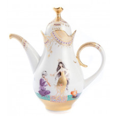 Mokkakanne, Motive aus 1001-Nacht, grafische, Goldrand, V 0,50 l