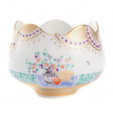 Zuckerschale, Motive aus 1001-Nacht, grafische, Goldrand, ø 9 cm