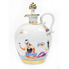 Likörflasche, Motive aus 1001-Nacht, grafische, Goldrand, V 0,30 l