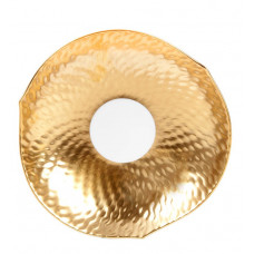 Untertasse zu 29580, Stechpalme, bunt und gold, Goldrand (Relief auf Untertasse vergoldet), ø 13 cm