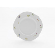 Teller m.H., Leichte Streuer, bunt, weißer Rand, ø 28,5 cm