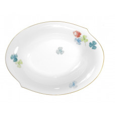 Beilageschale, Klee mit Glückskäfer, bunt, Goldrand (ohne Henkelstaffage)