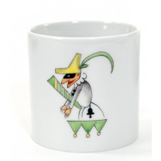 Obertasse zu 55896, Motive für Kinder n.Scheurich,bunt,Henkelstaffage gold, Goldrand, 5,4x8,0x5,6 cm