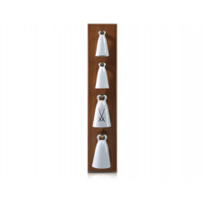 Türgeläut m.M. Modell V4, Markenzeichen Meissen, 1 Schwert, kobaltblau, weißer Rand, H 125 cm