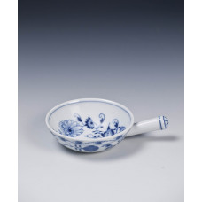 Tiegel, Zwiebelmuster, kobaltblau, weißer Rand, 9 cm